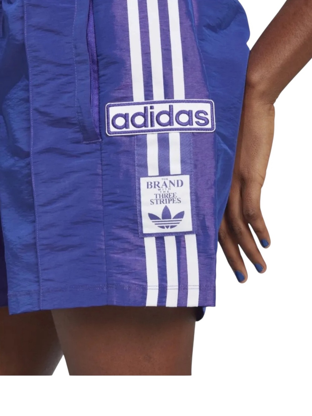 adidas Originals  - Women's  Double Waistband  Track Shorts - Picture 4 of 9